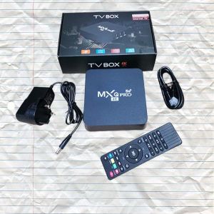 Mxq Bluetooth Suppor Pro Long-Lasting 8GB Ram+128GB Rom Android TV Box