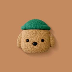Inobrands For Apple pod 1-2 Case Cover Cartoon Green Hat Dog Soft Silicone Earphone Case Casing