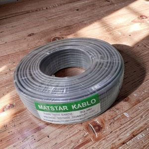 Mat Star 1.5MM 90 Metres Flexible PVC Insulated Twin With Earth Flat Electrical Wiring Cable
