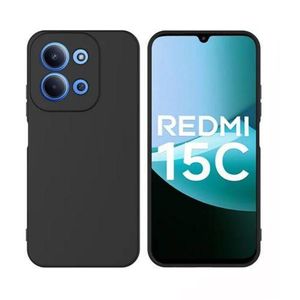 XIAOMI Redmi 15C Black soft silicone phone Case/Cover