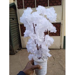 Artificial cherry blossom flowers-white
