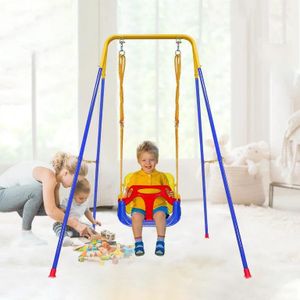 Kids swing with stand outdoor indoor