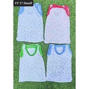 3 Pcs Classic Kids Vest - Boys (MIXED COLORS AND ASSORTRED FLOWERS)