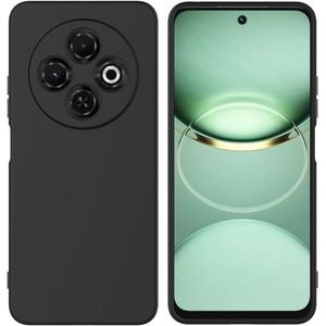 Soft Silicone Slim Fit Cover Anti-Scratch Shockproof Case for Tecno Spark 30C - Black