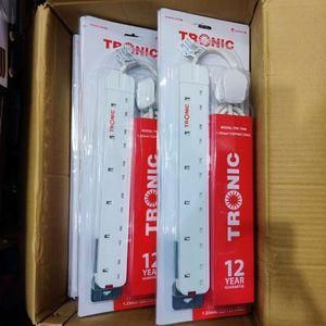 Tronic 6 way extension 6 outlet extension socket