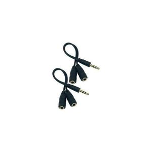 Male to 2 Female Y Splitter Audio cable