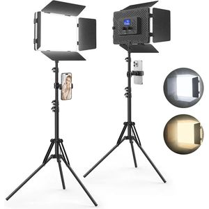Professional photo and video LED light kit photography fill light panel RL900 with holder 50 watts video lighting fill light with tripod stand and remote control 