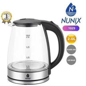 Nunix Kettle , Glass 2.0L Cordless Kettle 1029