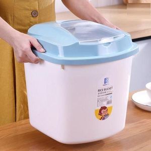 Rice Bucket 10kg  (Blue Colour).