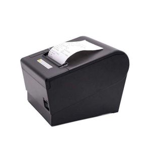 Thermal Receipt Printer 80mm Desktop Direct Thermal Printing USB+LAN Connection