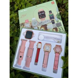 Luxury Smart watch For Ladies with three Analog watch, Long Battery Life, Dial Connected Sport SmartWatch With Voice Assistant, Bluetooth Calling, Sleep Monitoring & – Perfect Gift Smart watch