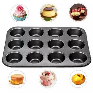 Premier Non Stick Cup Cake Muffin Baking Tray 12 Cavity