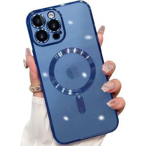 Magnetic Case for iPhone 14 pro 6.1 inch Case Compatible with MagSafe Built-in Camera Lens Protector