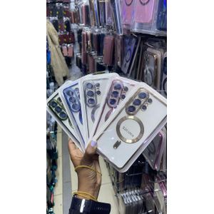 Samsung Galaxy S26 Ultra Clear Magnetic Kickstand Case – Transparent Shockproof Cover with Rotating Ring Stand, MagSafe Wireless Charging Compatible, Raised Camera Guard & Four-Corner Protection 