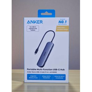 Anker USB C Hub, 7in1 Multi-Port USB Adapter for Laptop/Macbook, 4K@60Hz USB C to HDMI Splitter, 85W Max PD, 2 USB 3.0 & 1 USBC Data Ports, SD/TF Card Reader, for Type C Devices