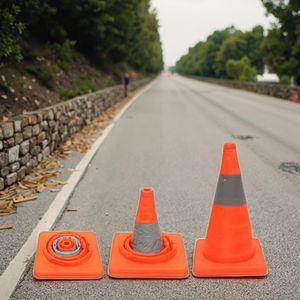 Foldable Traffic Safety Cone, Collapsible Traffic Safety Cone Foldable Reflective Road Parking Cone for Road Safety, Cones