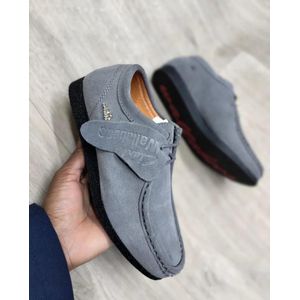 Clarks Wallabee Suede Leather Shoes – Grey