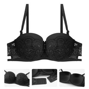 Bras for Women Women Plus Size Unwired Lace Fashion Embroidered Adjustable Bra  34/75 