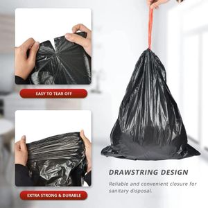 Extra Strong Drawstring Trash Bags (75pc)