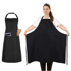 Unisex apron with pocket unisex apron kitchen apron painting sewing Easter cookie party decorations wear_black