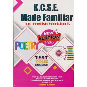 KCSE Made Familiar: English Workbook (New Edition)