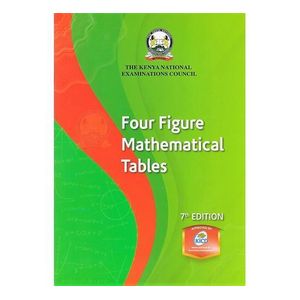 Klbs KNEC Four Figure Mathematical Table 7th Edition