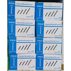 Gypsum Screws 1.5 Inch (200PCS) – Heavy-Duty Drywall & Ceiling Fixing Screws