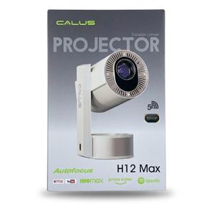 CALUS 4K HD Smart Portable Projector – 1080P Full HD, Android 12, Autofocus