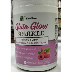 Gluta GLOW SPARKLE WITH VITAMIN C & BIOTIN MULTI COLLAGEN AND L GLUTATHIONE