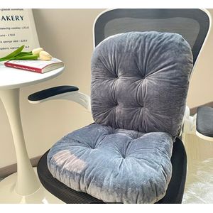 Cream Tufted Chair Cushion – Soft Padded Seat & Back Support