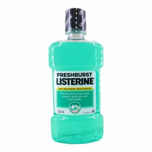 Freshburst Mouthwash 500ml  Kills 99.9% of Germs  Spearmint Flavour