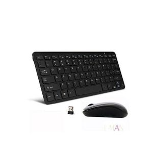 Smart Tv, Android Wireless Keyboard + Mouse- Black