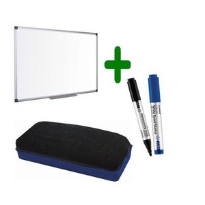 Whiteboard 3ft X 2ft  With 2 White Board Markers & 1 Duster