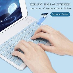 Bluetooth Keyboard and Mouse Combo, Portable Ultra Slim Rechargeable Wireless Bluetooth Keyboard, for iPhone, iPad, Windows, iOS, Android Tablet Smartphone Phone Samsung Keyboard