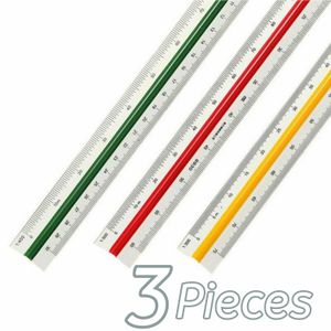 Helix 3-Sided Scaling Ruler 3 Pieces jm