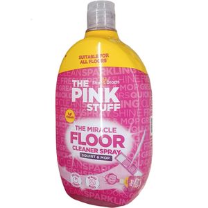 THE PINK STUFF Stardrops THE MIRACLE FLOOR CLEANING SPRAY Squirt & Mop QUICK DRY NO WATER NEEDED ALL FLOORS cf
