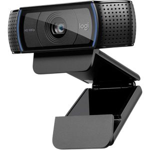 Logitech HD Pro Webcam C920 Full HD 1080p Widescreen Video Calling & Recording Camera Dual Microphones For Streaming, Zoom, Teams, PC & Laptop