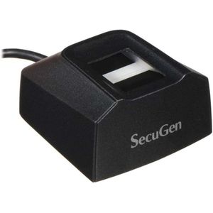 Secugen HU20-A Hamster Pro 20 USB Fingerprint Reader, Black, 500 DPI Resolution