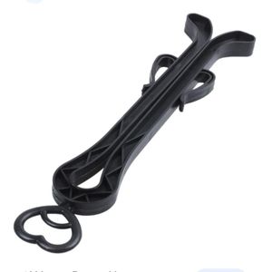 Hard Plastic Black Boots Shoes Upright Stand Holder Rack Storage Holder Pair