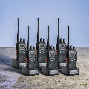 Baofeng BF-888S Portable Clear Sound Performance Portable Hand-Held Security Walkie Talkie Radio Calls- 6 Pieces