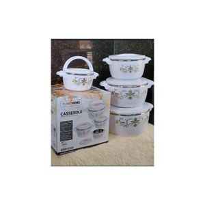 4pcs of Casserole Hotpots Food Warmer Hot Pot, Serving Dishes Serve ware Set
