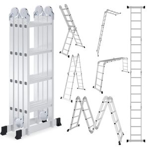 Aluminum ladder 4steps by 5M (5.7M)