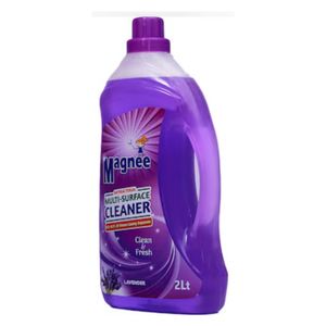 Magnee Antibacterial Multi-Surface Cleaner Lavender Scent-For Countertops, Tables, Sinks, Tiles, and other Hard Surfaces-2lt