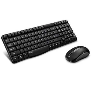 Rapoo Wired Optical Mouse & Keyboard Combo US_BLACK