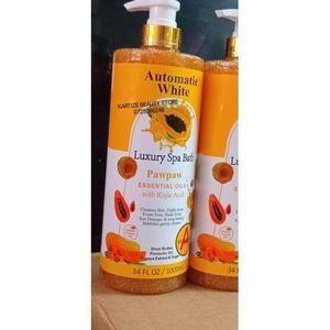 Automatic Beauty White Automatie Luxury Spa Bath Pawpaw Essential Oils With Kojic Acid