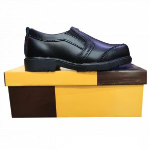 Bright Size (31-36)  Black Lace-Up  Non-Slip Sole  Durable Everyday Wear