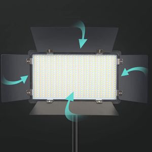 Professional Rechargeable Pro 800  LED Panel Light Photography, Studio Light 3200-6500K With Tripod Stand For Video Recording/Content Creation/Game Live Streaming Zoom