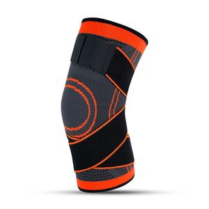 Kneepads suitable for both men and women,Knee compression support for fatigue and pain - XL size (leg circumference 41-49cm) - Two-Orange