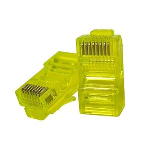 RJ45 Category 5e Connectors (10-Pack) / Yellow