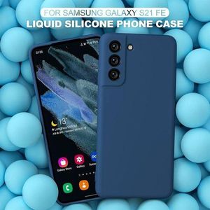Shockproof silicone Case Microfiber Lining cover for samsung Galaxy S21 FE 5G